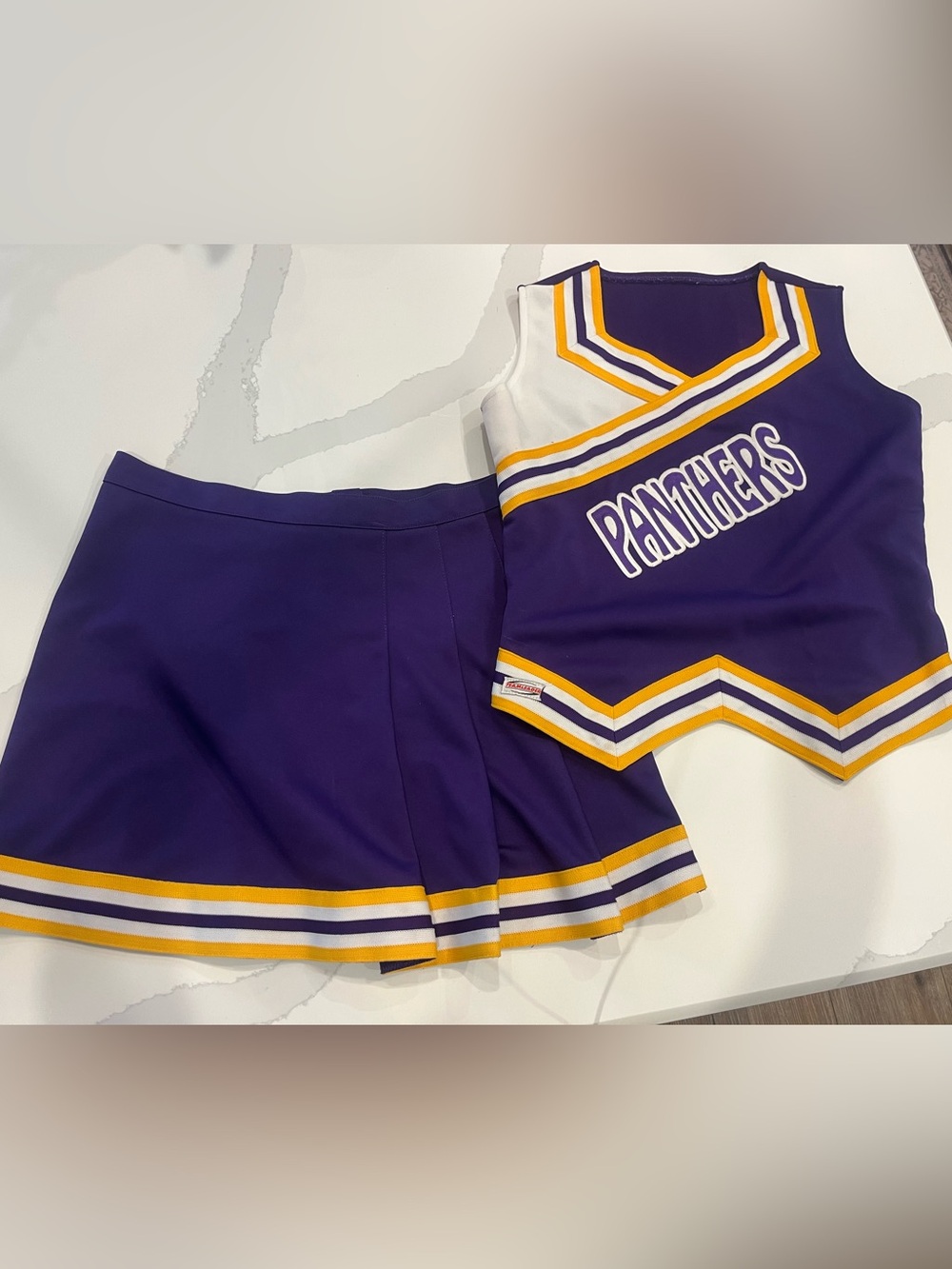 Panthers Purple Cheer Uniform Costume